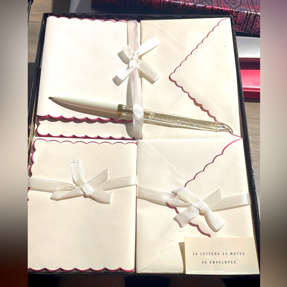 Antique (vintage) Handcrafted Note Cards & Envelopes